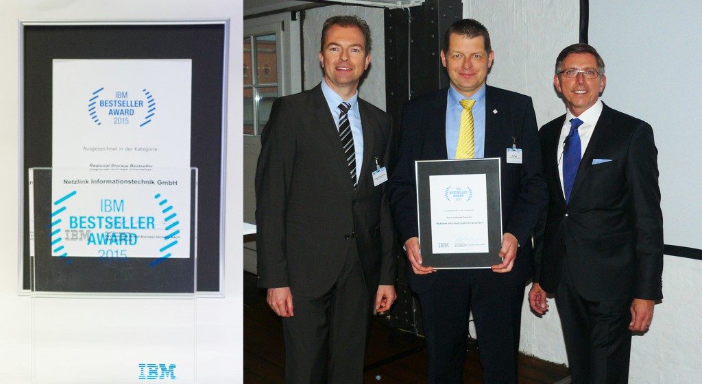 IBM BESTSELLER AWARD 2015 für Netzlink