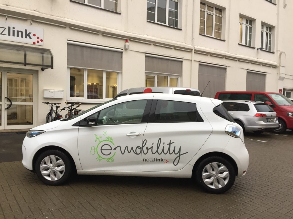 e-Autos am Standort Braunschweig - Elektromobilität für Netzlink