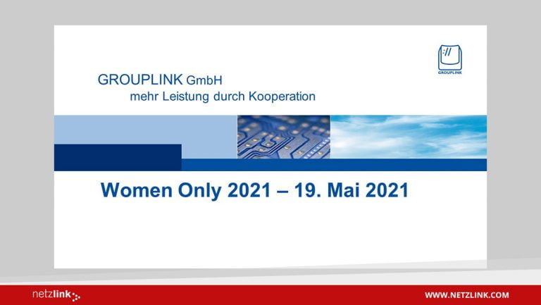 Blogbeitrag GROUPLINK Woman Only 2021